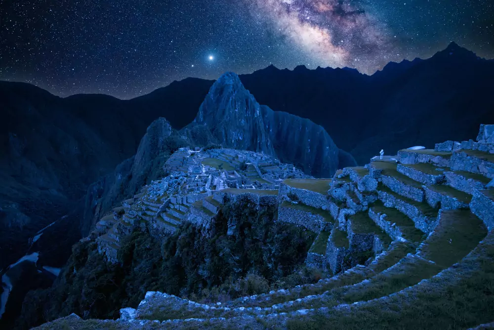 Machu Picchu at Night - Machu Picchu's Elevation