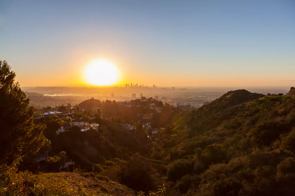 Golden Hour Photography - Mulholland Drive Los Angeles