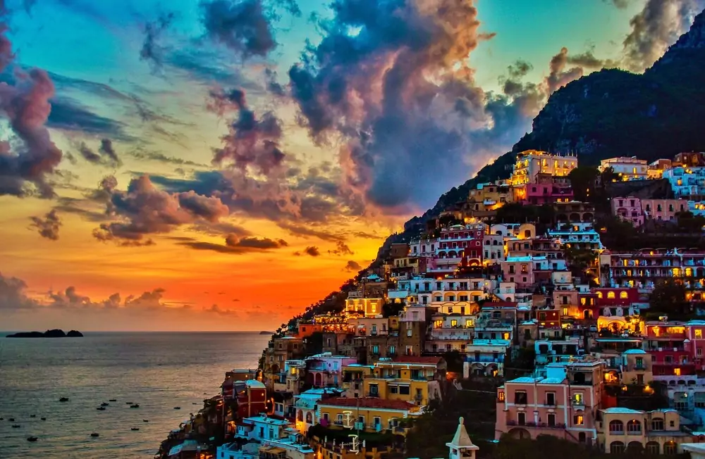 Positano Town - Amalfi Coast Italy